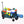 Seina All in One Foldable Garden Wagon with Mulch & Soil Dumper Included, Green