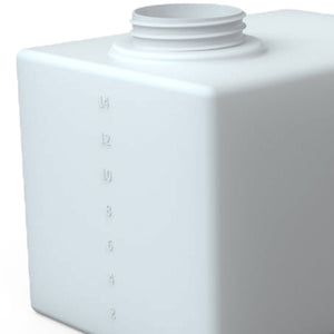 Norwesco Flat Bottom Utility Tank for Trailers and Lawn Care, 16 Gallon, White - TRAPSKI