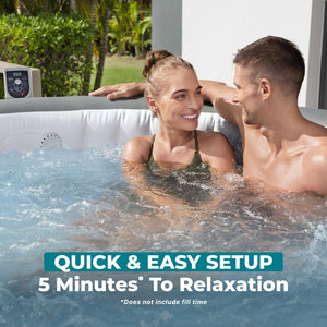 Bestway SaluSpa Hawaii Smart AirJet Inflatable Hot Tub with EnergySense Cover