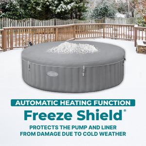 Bestway SaluSpa Hawaii Smart AirJet Inflatable Hot Tub with EnergySense Cover
