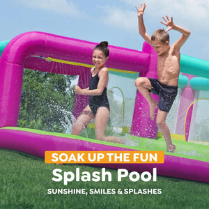 Bestway H2OGO! Bouncin' Bay Kids Inflatable Mega Water Park Outdoor Splash Pool