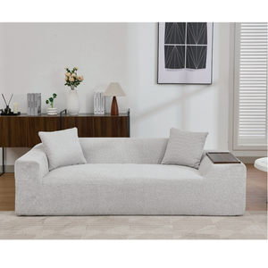 2 Piece Boucle Cloud Sofa Set