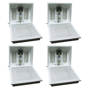 Farm Innovators 40W Digital Circulated Air Incubator for Up to 4 Eggs (4 Pack)