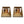 Farm Innovators Single Nesting Box for Chickens, Ducks and Birds, 2 Pack, Brown
