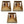 Farm Innovators Single Nesting Box for Chickens, Ducks and Birds, 3 Pack, Brown