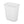 Sterilite 3 Gallon Rectangular Wastebasket Small Home Trash Bin, 24 Pack, White