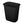 Sterilite 3 Gallon Rectangular Wastebasket Small Home Trash Bin, 8 Pack, Black