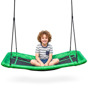 gobaplay Rectangle Tree Swing, 46" x 25" Platform (Swingset Frame Not Included)