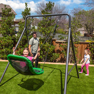 gobaplay Boat Swing, 53" x 25" Platform Saucer, (Swingset Frame Not Included)