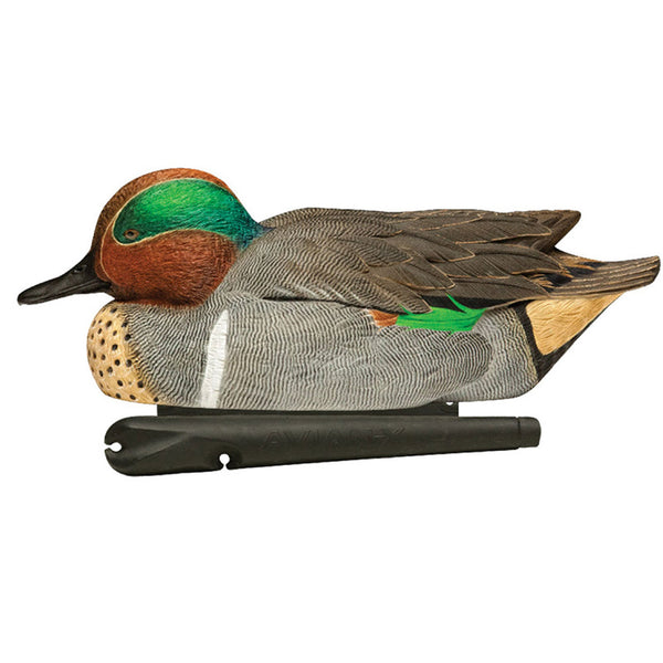 Avian X Topflight Green-Winged Teal Duck, Floating Decoys, Set of 12, Multicolor