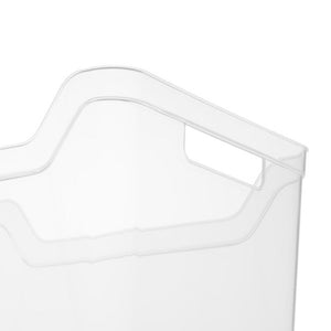 Sterilite Wide Shelf Home Office Storage Organizing Plastic Bin, 24 Pack, Clear