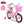 12in Carbon Steel Kid Bike with Backpack Streamers Helmet Detachable Training Wheels