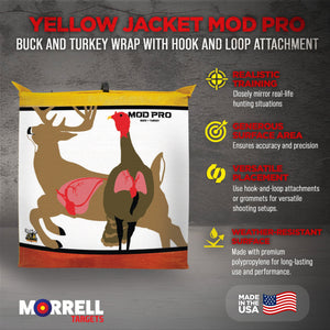 Morrell Yellow Jacket MOD Pro Buck & Turkey Wrap w/Hook & Loop Attachment, 4 Pk - TRAPSKI