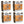 Morrell Targets 2 Sided Archery Bag Target, E Z Handle, Edge Camouflage, 4 Pack