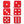 Morrell Targets High Roller Foam 6 Sided 21 Combo Archery Target, 2 Pack, Red
