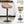 Modern Swivel Bar Stools Adjustable Counter Chairs With Footrest (Set of 2)