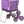dbest products Stair Climber Bigger Trolley 6 Wheel Foldable Cart Dolly, Purple