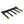 Field Tuff Debris Forks for Skid Loader or Tractor, 2500 lb. Capacity, Black