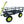 Yard Tuff Jumbo Wagon Steel Mesh Deck Utility Outdoor Yard Cart, 34 x 52 Inch