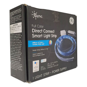 Cync Smart LED Light Strip with Voice and Out of Home Control, 80 Inches Long - TRAPSKI