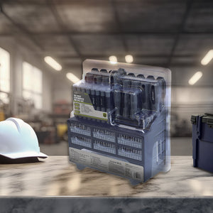 Master Mechanic Screwdriver & Bits Made of Chrome Vanadium Steel, 100 Piece Set