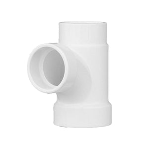 CHARLOTTE PIPE Schedule 40 DWV 6 Inch Non Pressure PVC Pipe Connector, White - TRAPSKI