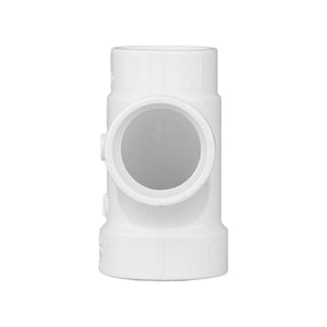 CHARLOTTE PIPE Schedule 40 DWV 6 Inch Non Pressure PVC Pipe Connector, White - TRAPSKI