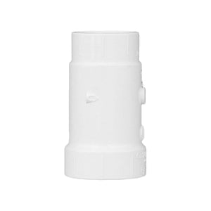 CHARLOTTE PIPE Schedule 40 DWV 6 Inch Non Pressure PVC Pipe Connector, White - TRAPSKI