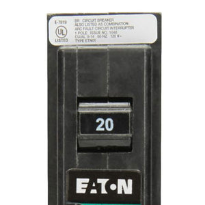 Eaton Circuit Breaker, AFCI, 15 Amp, Arc Fault Protection, Single Pole, Type BR