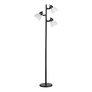 Globe Electric 63 Inch Floor Lamp w/3 Adjustable Rotating LED Spotlights, Black