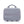 4-Piece PP Spinner Wheel Luggage Set with Cosmetic Case, Light Gray
