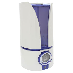 Comfort Zone Ultrasonic Filter Free Humidifier with Digital Controls, White
