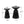 Serenita Outdoor Side Tables With Flared Design (Set of 2)