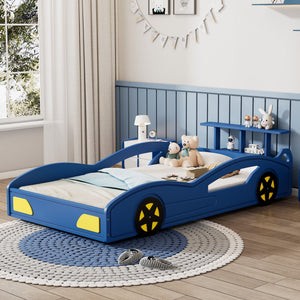 Race Car Platform Bed & Wheels