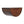 Solid Wood Chestnut Crescent Floating Nightstand