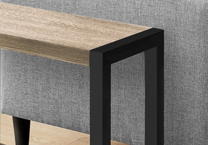 Accent Side Table Narrow Small 2-Tier Contemporary Modern