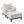 Farmhouse Upholstered Accent Chair With Ottoman, Reversible Lid Coffee Table