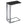 Elegant Accent Table, C-Shaped, Transitional