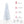 HOMCOM 5' Snow Flocked Artificial Pencil Christmas Tree
