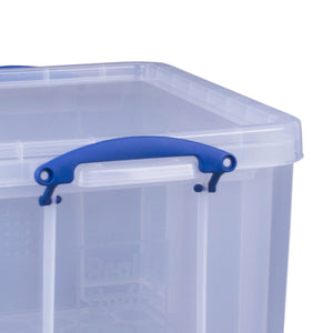 Really Useful Box 32 Liter Storage Container w/Snap Lock Handles, 6 Pack, Clear - TRAPSKI
