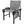 Disc-O-Bed Outfitter Disc-Chair with Compartments for Outdoor Camping, Grey