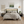 Queen Size Bed Frame with Plush Green Upholstered Headboard