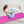 BalanceFrom Fitness All Purpose Mat with 8 Ft Balance Beam Gymnastic Set, Pink