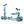 Scoot & Ride 2-in-1 Ride-On & Stand Scooter, Ages 1-5, Highwaykick 1, Blueberry