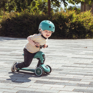 Scoot & Ride 2-in-1 Ride-On & Stand Scooter, Ages 1-5, Highwaykick 1, Forest