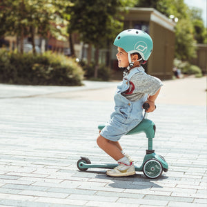 Scoot & Ride 2-in-1 Ride-On & Stand Scooter, Ages 1-5, Highwaykick 1, Forest