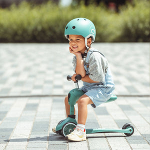 Scoot & Ride 2-in-1 Ride-On & Stand Scooter, Ages 1-5, Highwaykick 1, Forest