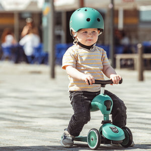 Scoot & Ride 2-in-1 Ride-On & Stand Scooter, Ages 1-5, Highwaykick 1, Forest