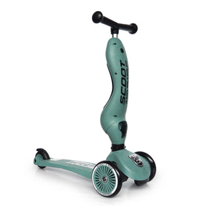 Scoot & Ride 2-in-1 Ride-On & Stand Scooter, Ages 1-5, Highwaykick 1, Forest