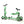 Scoot & Ride 2-in-1 Ride-On & Stand Kids Scooter, Ages 1-5, Highwaykick 1, Kiwi